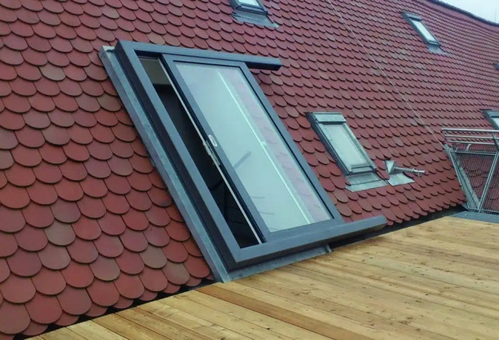 Sliding aluminum attic doors and windows [22]