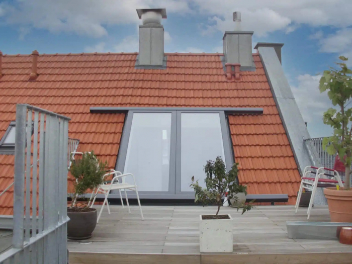 Sliding aluminum attic doors and windows [3]