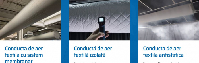 Ventilatie cu conducte de aer textile [4]
