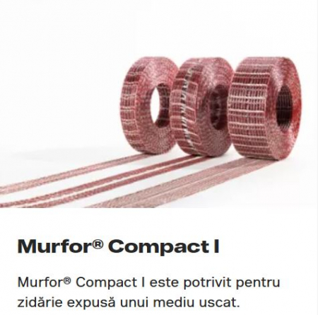 Zidărie - Banda  metalica Murfor armare zidarie