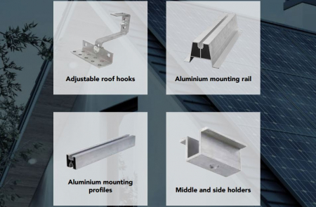 Bars, pipes, aluminum and stainless steel fittings [4]