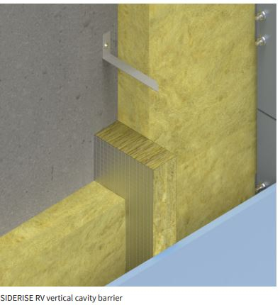 Industrial - Bariera antifoc verticale si orizontale pentru fatade ventilate