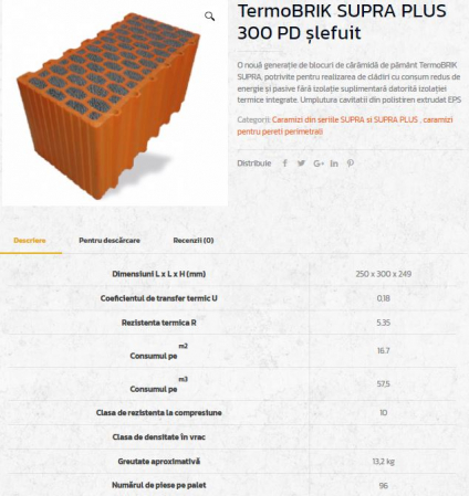Caramizi ceramice insertie polistiren grafitat NEOPOR [9]