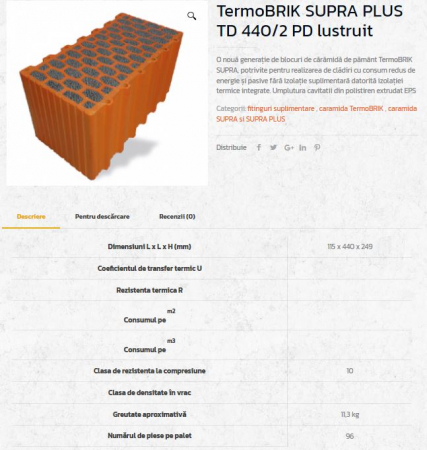 Caramizi ceramice insertie polistiren grafitat NEOPOR [11]