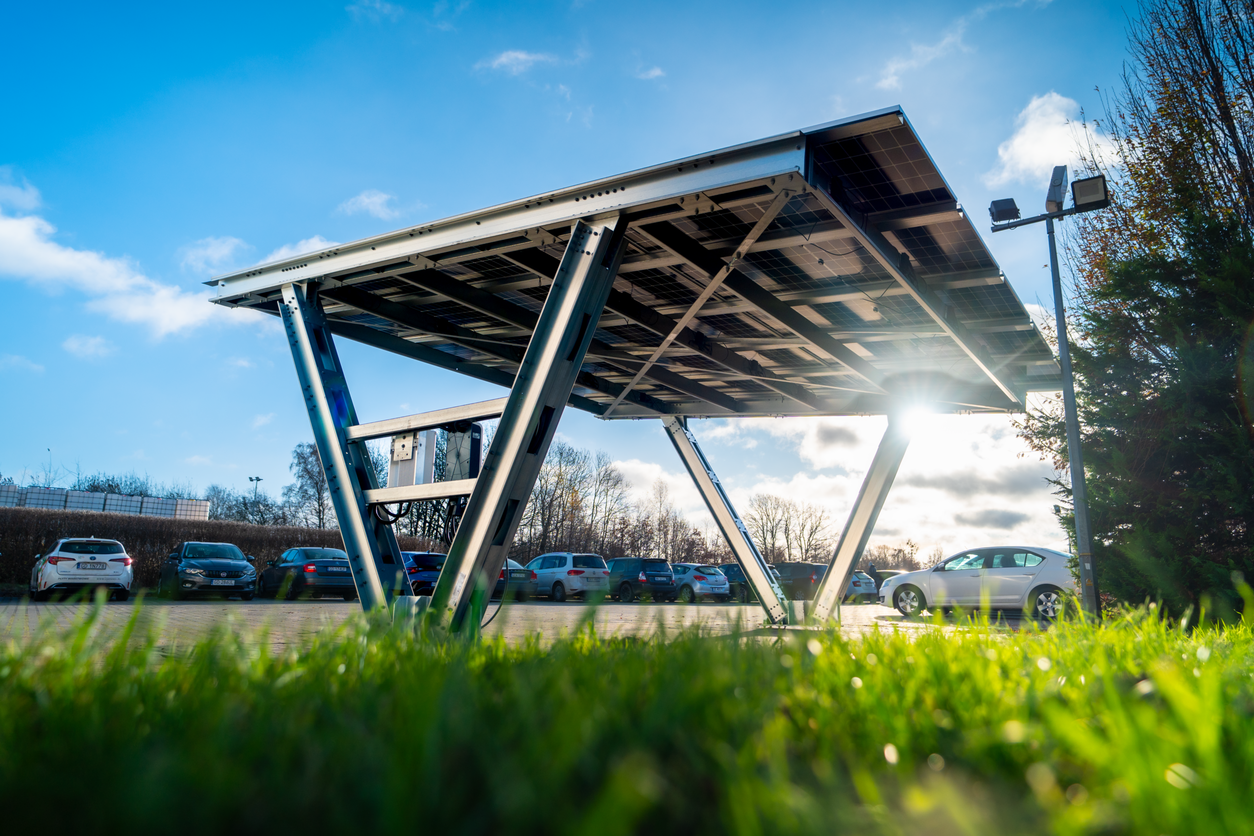 Agro & zootehnie - Prefabricated metal carport made of thin-walled steel profiles and sandwich panels