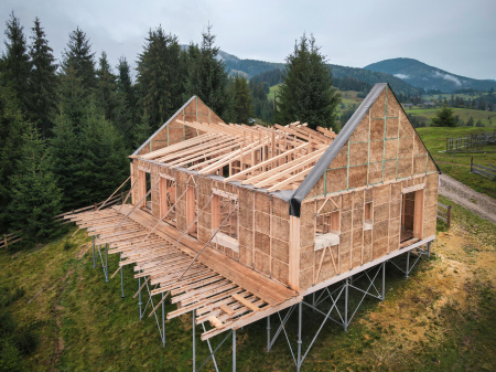 Case prefabricate din panouri de paie [4]