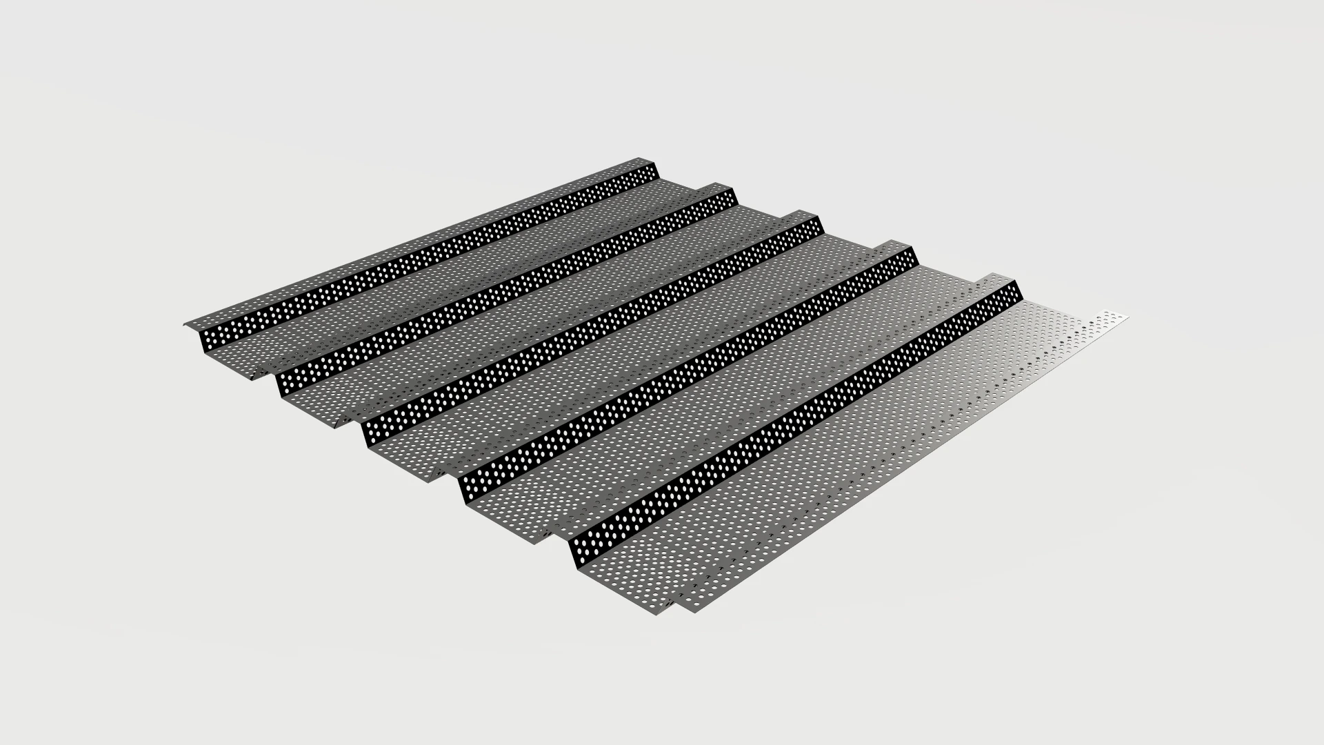 Interioare - Tabla trapezoidala perforata pentru izolatie acustica