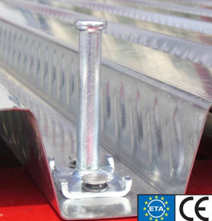 Cofraj, placa, metalica, pierdut, coada, randunica renovare cladiri Tabla cutata amprentata pentru plansee colaborante [18]