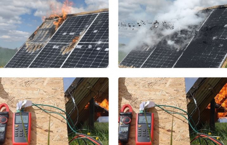 Dispozitiv de stingere a incendiilor pentru panourile solare [4]