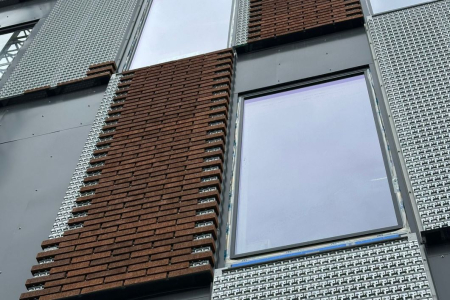 Fatada ventilata structura aluminiu si placari caramida [22]