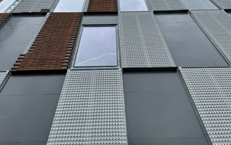 Fatada ventilata structura aluminiu si placari caramida [21]