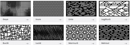 Tabla expandata , perforata, debitata laser [38]