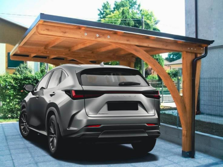Garaj, carport din lemn lamelar incleiat [22]