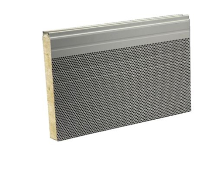 Industrial - Garduri tip  panou sandvis perforat pentru izolatie fonica