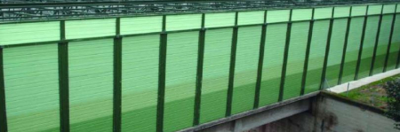 Garduri tip  panou sandvis perforat pentru izolatie fonica [16]