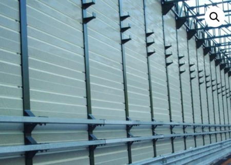 Garduri tip  panou sandvis perforat pentru izolatie fonica [19]