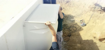 Grădină - Sistem de ferestre pentru subsoluri - ventilatie, etanseitate, rezistenta la inundatii
