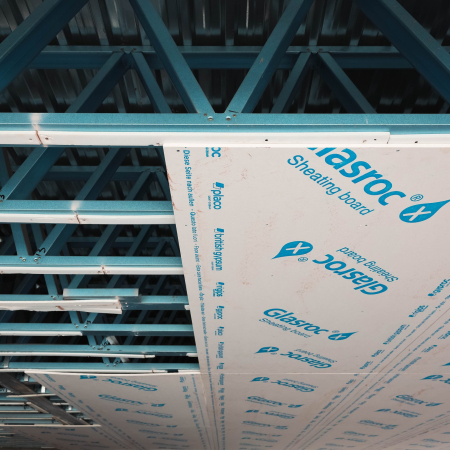 Plaster with fiberglass Glasroc [24]