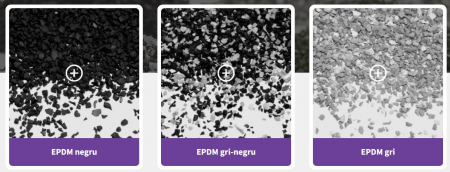 Grădină - Granule de cauciuc reciclat EPDM si banda de rulare SBR
