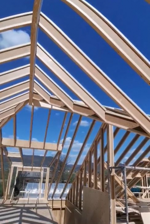 Grinzi de lemn I Joist cu certificari UE  Grinzi de lemn I Joist [33]