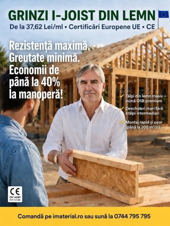 Grinzi de lemn I Joist cu certificari UE  Grinzi de lemn I Joist [60]
