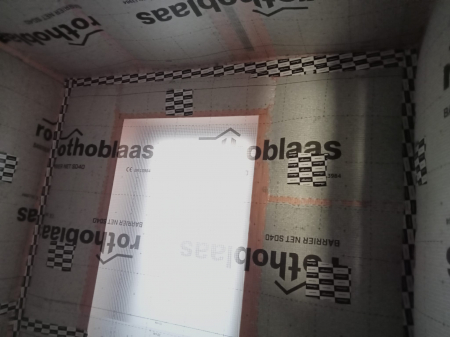 Cellulose blown insulation [8]