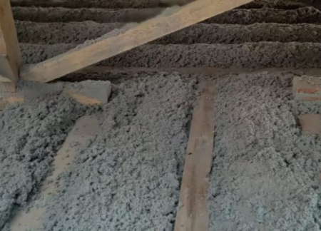Cellulose blown insulation [4]