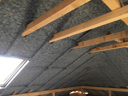 Cellulose blown insulation [21]