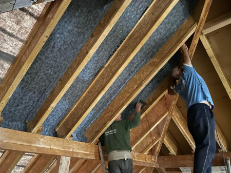 Cellulose blown insulation [18]