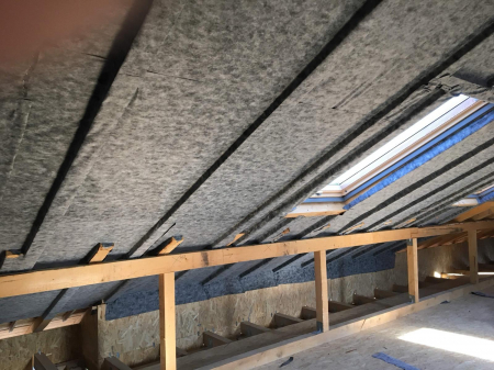 Cellulose blown insulation [20]
