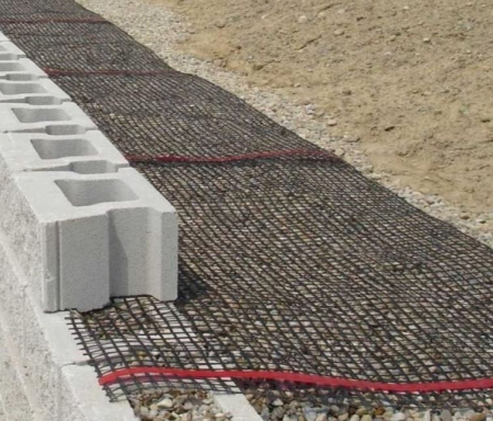 Fundație - Membrane geotextil, geogrid, geocell, geosistetice, ranforsate, pvc