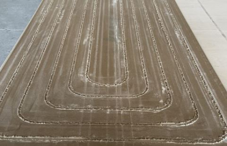installations - Radiant plasterboard panels with thermal agent, for heating and cooling walls and ceilings