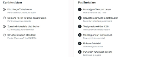 Panouri de gips carton radiante cu agent termic, pentru incalzire si racire pereti si tavane [12]