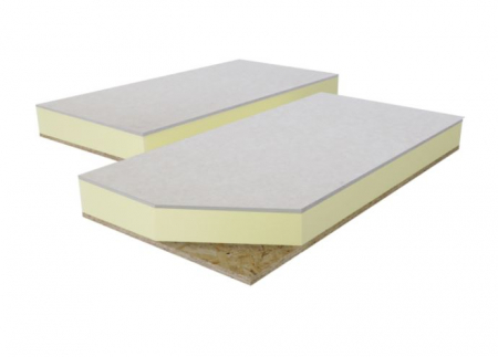 Interioare - Panouri termoizolante OSB  PIR Gips carton