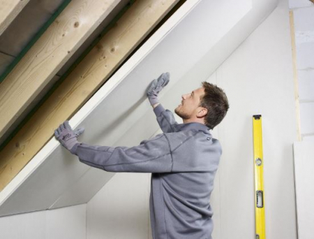 Interioare - Panouri termoizolante Gips carton  si polisitren expandat