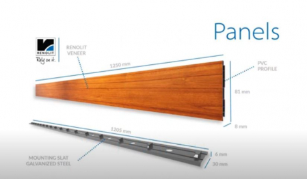 Placari universale cu rigle de aluminiu cu aspect de lemn [4]