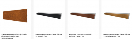 Placari universale cu profile de aluminiu cu aspect de lemn [20]