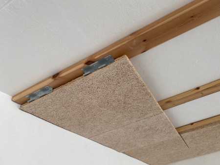 Placi finisate izolatii termice acustice Placi, fibre, naturale, presate, finisaj, carton, finisaje, interioare, sustenabile, pret, Inlocuitor gips carton, case, lemn, metalice, zidarie, paie. ecologice, ecologie [75]