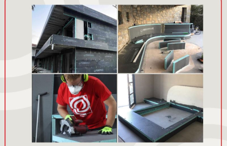 Placi structurale din polistiren extrudat placate cu plasa de fibra de sticla si ciment [26]