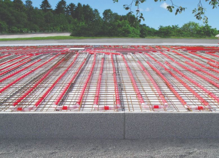 Racire incalzire cu aer in placi de beton [5]