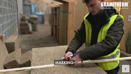 Saltele de izolatie din fibre de iarba [7]