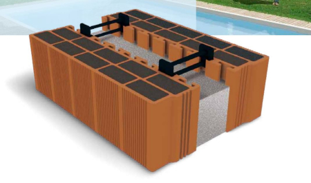 Industrial - Sistem de constructie din cofraje pierdute din ceramica si polistiren grafitat