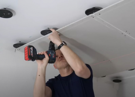 Sistem de fixare a plăcilor, fara profile metalice [29]
