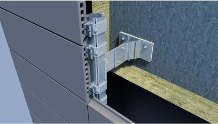 Aluminum systems for ventilated facades with heavy cladding [5]