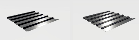 Self-supporting high profile corrugated sheet for roofing [5]