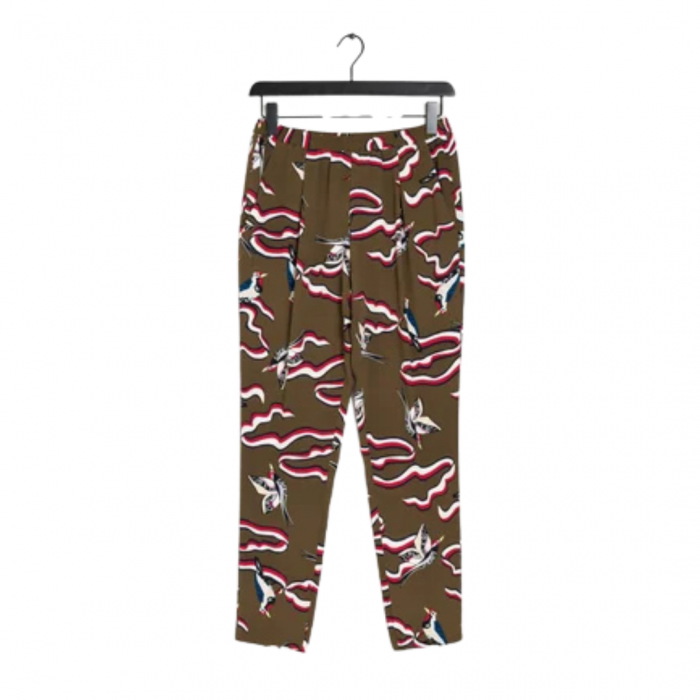 Pantaloni imprimeu multicolor [1]