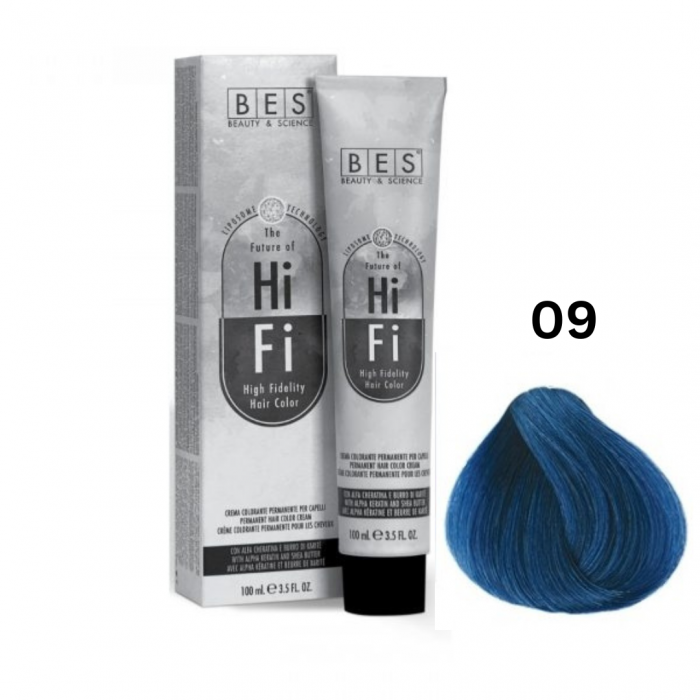 Vopsea profesionala, BES Hi-Fi, albastru, 100ml [1]