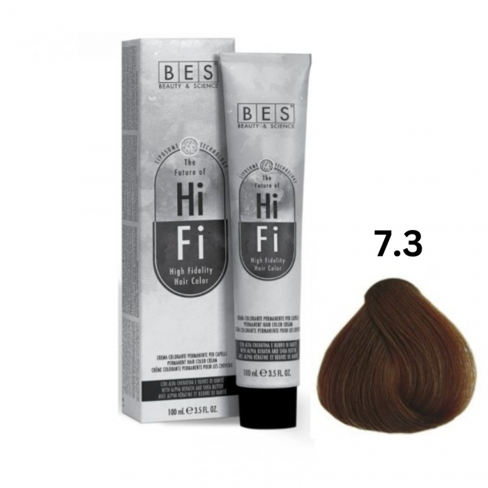 Vopsea profesionala, BES Hi-Fi, blond auriu, 100ml [1]