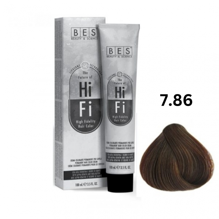 Vopsea profesionala, BES Hi-Fi, blond bej rosu, 100ml [1]