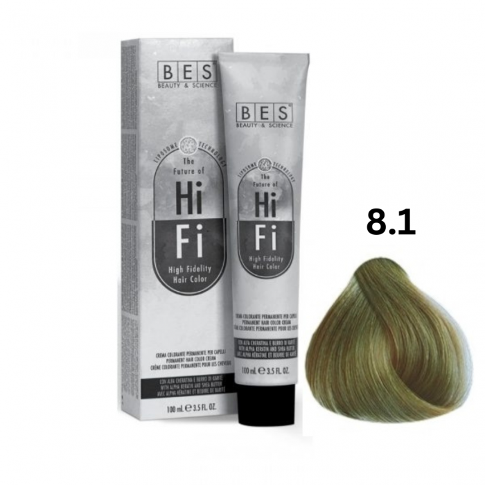 Vopsea profesionala, BES Hi-Fi, blond cenusiu deschis, 100ml [1]